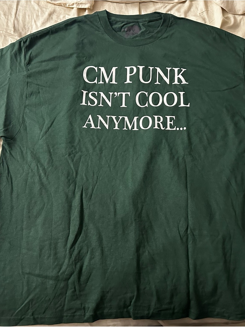 CM Punk shirt Outspoken band Straight Edge XXX WWE ROH AEW TNA wrestling